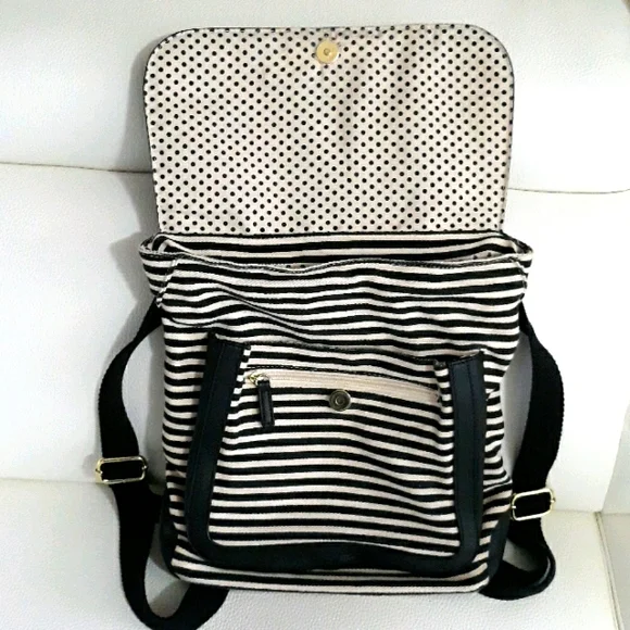 COPY - Madden Girl Striped convertible backpack - Picture 4 of 9